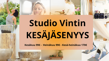 Studio Vintin kesäjäsenyydet 2026