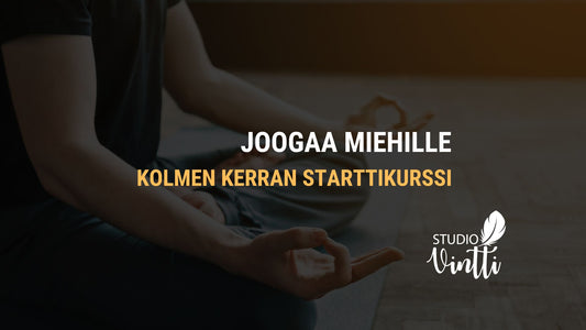 Joogaa miehille - kolmen kerran starttikurssi