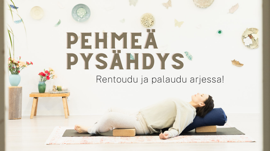 LAHJAKORTTI: Pehmeä pysähdys -kurssi palautumisen tueksi